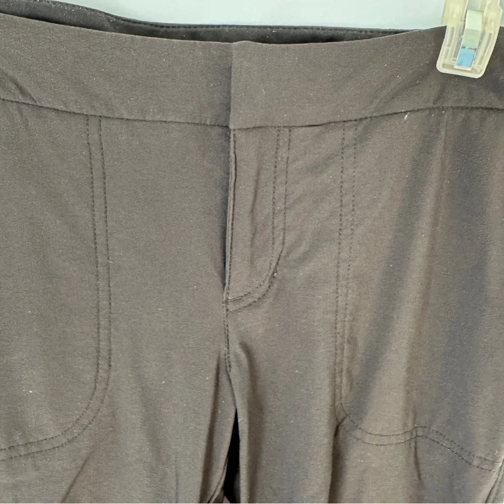Athleta Wander Black Travel Performance Pants Stretchy Pockets Size 8 Petite - Picture 7 of 10